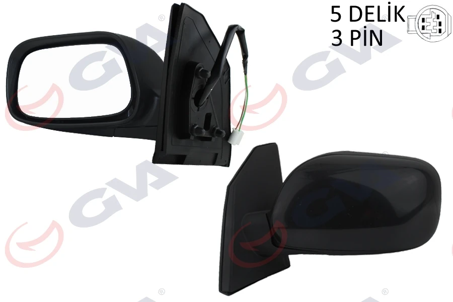 Dış Di̇ki̇z Aynası Sol Corolla 02> Elektri̇kli̇ Konveks 3 Fi̇ş Vm-277el