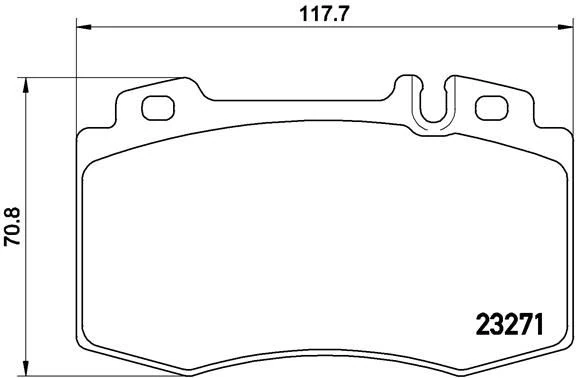 Fren Balatasi Ön Mercedes Cl203 W220 C215 W221 W163 R129
