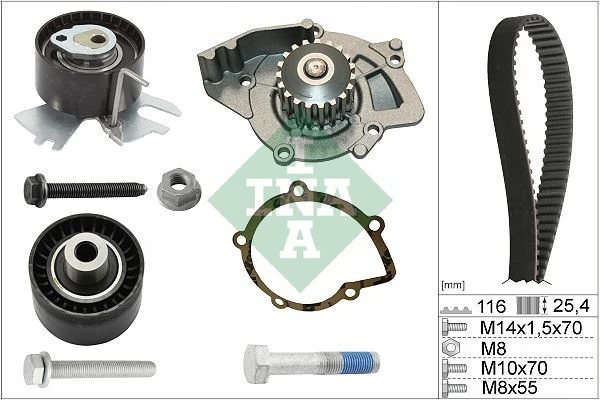 Devi̇rdai̇mli̇ Eksatri̇k Gergi̇ Ki̇ti̇ P308-P407-P508-P3008-P5008-Expert-Rcz-Jumpy-C4-C5-C8-Ds4-Ds5-Kuga-Mondeo 2.0 Tdci-Hdi Toyota Proace 2.0 D