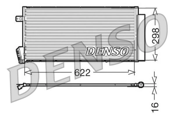 Kli̇ma Radyatörü Fiat Doblo 10 > Combo 12 > 1.3 Dmtj-1.6 Dmtj-2.0 Dmtj 669x293x16