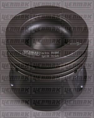 Piston Segman Qashqai / Note / Juke 1.5 Dci Euro5 K9k 110 Hp 76.00 Mm