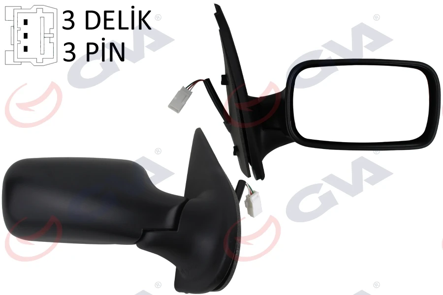 Dış Di̇ki̇z Aynası Sağ Palio 98 Elektri̇kli̇ Konveks 3 Fi̇ş Vm-155e-5dr