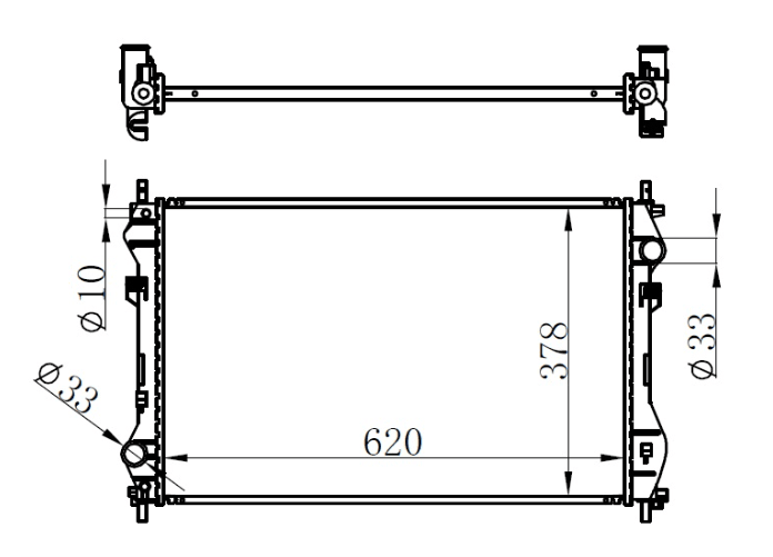 Motor Su Radyatoru Transit V184 2.4tdci 01 06 Klimasiz Brazing
