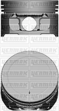 Motor Pi̇ston Segman Std P106-P206-P306-P307-P308-Partner-Berlingo-C2-C3-C4-Xsara Tu5jp4 1.6 16v Tepe Yük 0.15 Mm 109 Kw