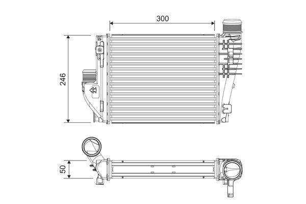 Intercooler Turbo Radyatörü Citroen Jumpy-Spacetourer-Opel Zafira-Vivaro C-Traveller-Expert-Toyota Proace Al/brz 1.5 Dv5 1.6 Dv6 2.0 Dw10 Bluehdi