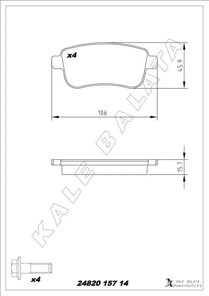 Arka Fren Balatasi Fluence 09> Megane III 09> Megane IV 15> Scenic III 09> Clio V 19> Captur II 20> 1.0 Tce 1.2 Tce 1.3 Tce 1.5 Dci 1.6 Sce 440603734r