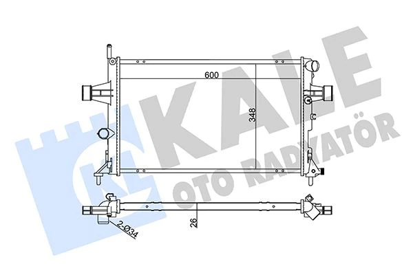 Su Radyatörü Opel Astra G-Zafira A 1.4 1.6 1.8 2.2 16v 1.6 99 > Mt Brazing 600x348x26 1300214-90570728-93277988-9119486-93177121-90570730-1300189-93277996-9202505-9202506-13150403
