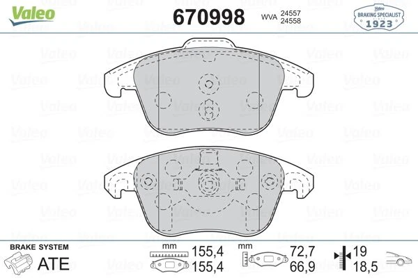 Ön Balata C4 Picasso 06 11 P5008 1.6 16v-2.0 16v-2.0 Hdi 08 12 P3008 12 Ds4 11 Ds5 12