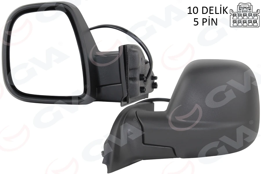 Dış Di̇ki̇z Aynası Fiat Yeni̇ Doblo Combi̇-Carg0 Elektri̇kli̇ Desenli̇ Rezi̇stansli Sol 23 -