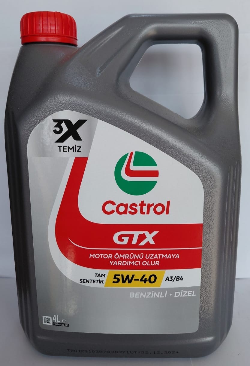 CASTROL Motor Yağı 5W40 4LT