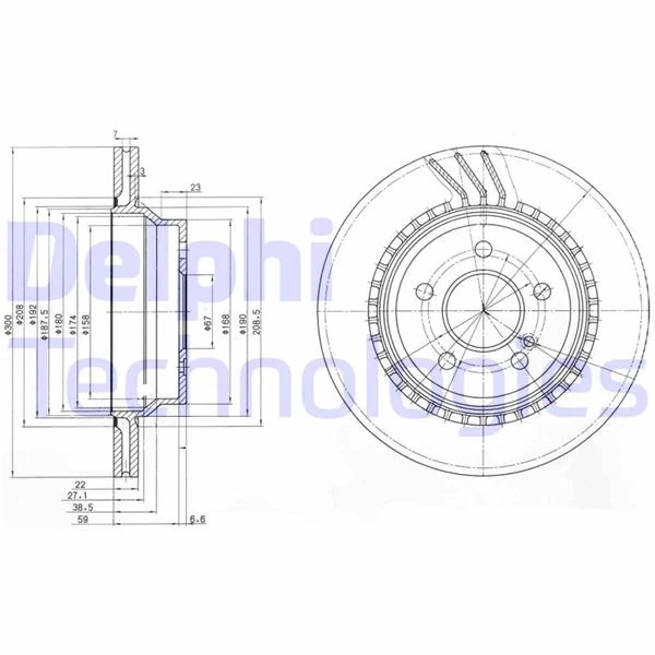 Fren Diski Arka Mercedes W211 W212 S212 C218 C219 X204