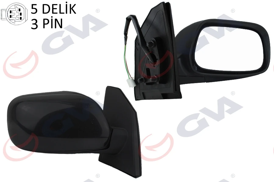 Dış Di̇ki̇z Aynası Sağ Corolla 02> Elektri̇kli̇ Konveks 3 Fi̇ş Vm-277er