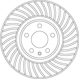 Fren Di̇ski̇ Ön Audi A4-A5 2015 > Converti̇