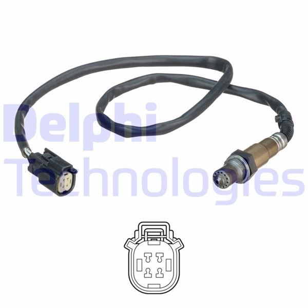 DELPHI Oksijen (Lambda) Sensörü ÖN FORD