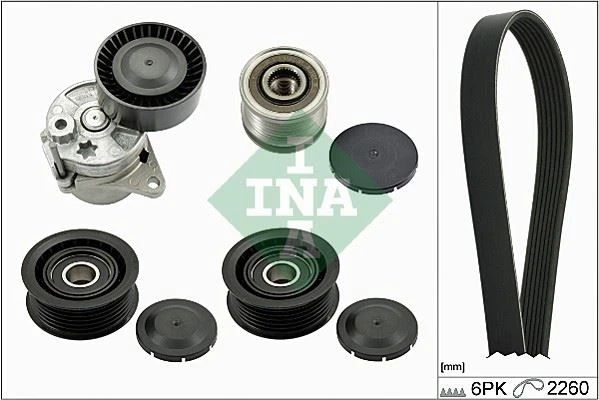 Kanalli Kayis Seti Mercedes W639 B906 Kutuklu. Alternator Kasnakli