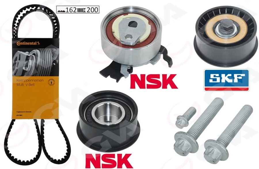 Eksantri̇k Gergi̇ Ki̇ti̇ 162x200 Astra G-Corsa C-Vectra C-Meriva A-Zafira A 1.4-1.6-1.8 16v Z16xe-Z14xe