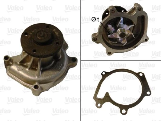 Devi̇rdai̇m Su Pompasi Toyota Yaris 1.0l 1sz-Fe Scp10 03-05 / 1.3l 2sz-Fe Scp12 Scp90 03-09 4 Deli̇k Flanş