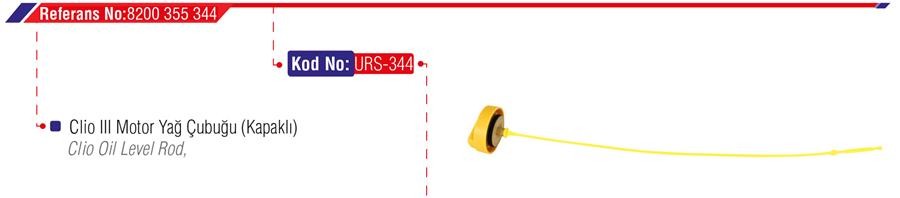 Motor Yağ Kapaği Çubuğu Clio III
