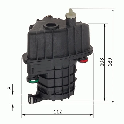 Yakıt Fi̇ltresi̇ Clio III 1.5dci 05-- Modus 1.5dci 04-8200447197