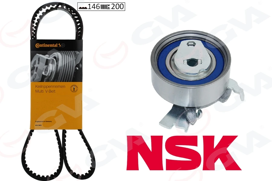 Eksantri̇k Gergi̇ Ki̇ti̇ 146x200 Vectra A-Omega A-Astra F-Calibra-Kadett E 1.8i-2.0i 8v 18sv-C18nz-20ne