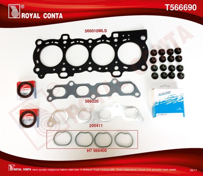 ROYAL Üst Kapak Contası KÜLBÜTÖR FORD