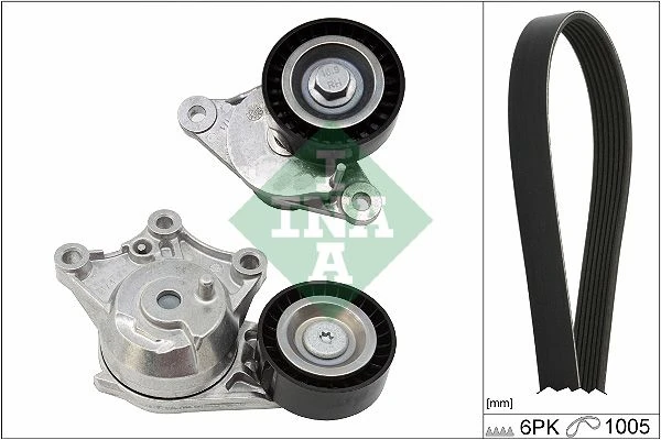 Alternatör Gergi̇ Ki̇ti̇ 6pk1004-6pk1005 P208-P2008-P308-Partner-Berlingo-Jumpy-C4-Ds3 1.6 Bluehdi