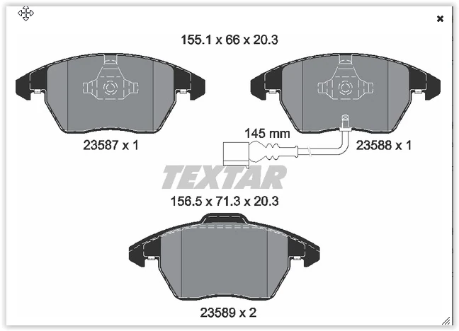 Ön Balata Fi̇şli̇ Caddy III 04 > Golf IV V Vi 97 > Jetta Passat 05 > Polo 09 > Octavia 04 >