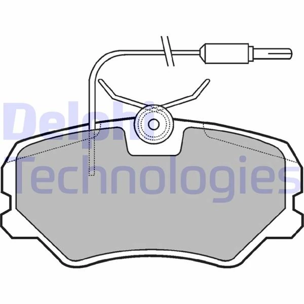 Ön Fren Balatasi P306 2.0 S16 1993-97-P405 1.6i 1.8i 2.0i 1.9 Sri-2.0 Mi16 Citroen Zx 2.0 Fi̇şli̇