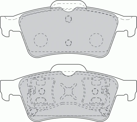Arka Fren Balata Ford Focus II 05-/ Connect 06-/ C-Max 06-/ Nissan Primera P12 02-/ Renault Laguna II 01-/ Megane II / Latitude / Opel Vectra 03 -
