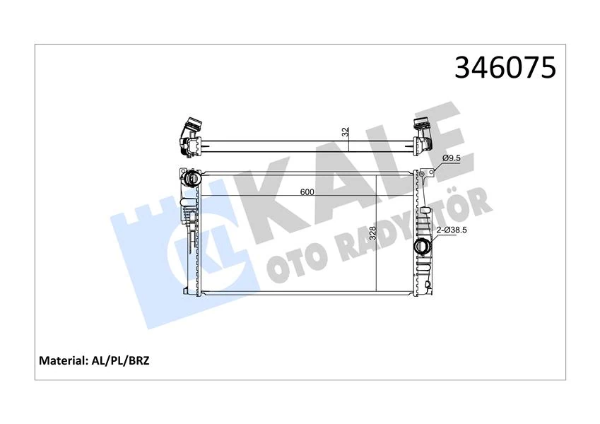 Motor Su Radyatoru BMW N47 B47 B48 N13 N20 N55 F30 F20 F32 F36 F22 F34 I3