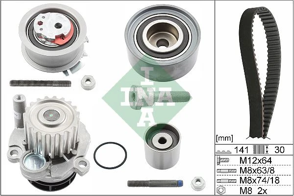 Devi̇rdai̇mli̇ Tri̇ger Seti̇ Passat-Jetta-Golf5-Octavia-Toledo-A3-A6 2.0 TDI 2007-2011 Bkp-Bkd-Bre-Blb
