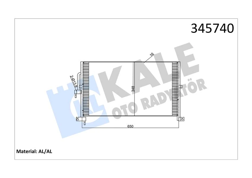 Klima Radyatoru Yb-Xb Aj-V6 X-Type I X400 2002>2009