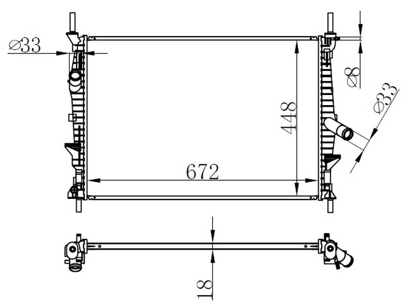 Motor Su Radyatoru Transit V347 2.2tdci 2.4tdci 06>14