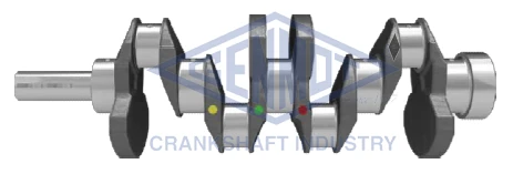 Krank Mi̇li̇ Mitsubishi L200 2.5l 4d55 4d56 K14t K64t K74t 86-06 / L300 2.5l P15v 86-06 / Pajero L044g 88-91 / Hyundai H100 D4ba 94-Turbosuz Araçlar Için
