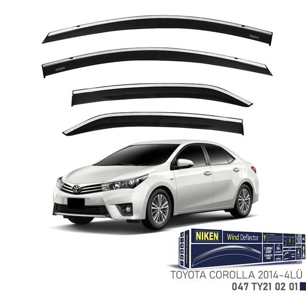 Kromlu Cam Rüzgarliği Toyota Corolla 2014-4lü