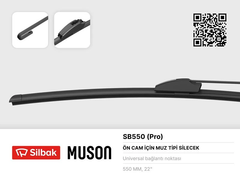 Si̇lecek Süpürgesi̇ 550mm Muz Ti̇pi̇ Üni̇versal