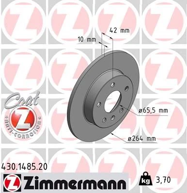 Arka Fren Aynası Astra H-Combo C 02> Meriva A-B 03> Astra G 1.8-2.0 98> Zafira A 264x10x5dl