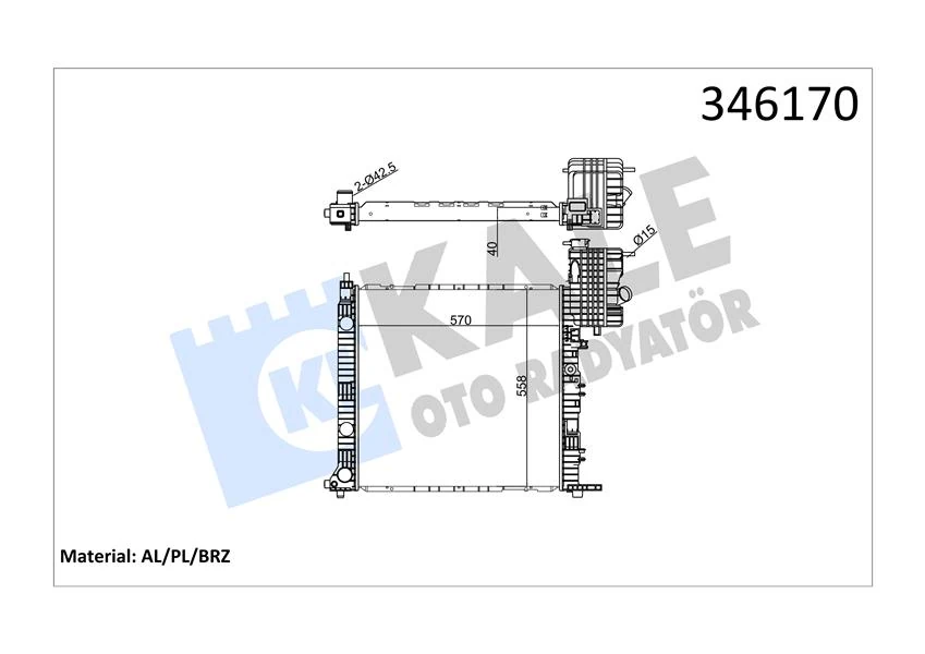 Motor Su Radyatoru Mercedes Vito W638 96>03 Klimasiz