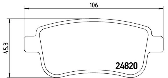 Arka Fren Balatasi Fluence 09> Megane III 09> Megane IV 15> Scenic III 09> Clio V 19> Captur II 20> 1.0 Tce 1.2 Tce 1.3 Tce 1.5 Dci 1.6 Sce 440603734r