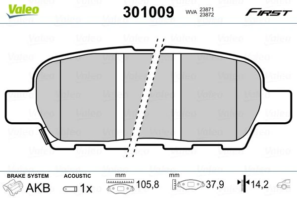 Arka Balata Nissan Xtrail 2.0-2.2dci 01 Infiniti Fx35 3.5 03 Fx45 4.5 03 Grand Vi̇tara 2.4 09 Fte Kirmizi Kutu