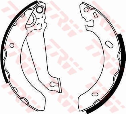 Arka Pabuç Balata Escort 5-6 1.3-1.4-1.6 90-95 Gs6254 7138050