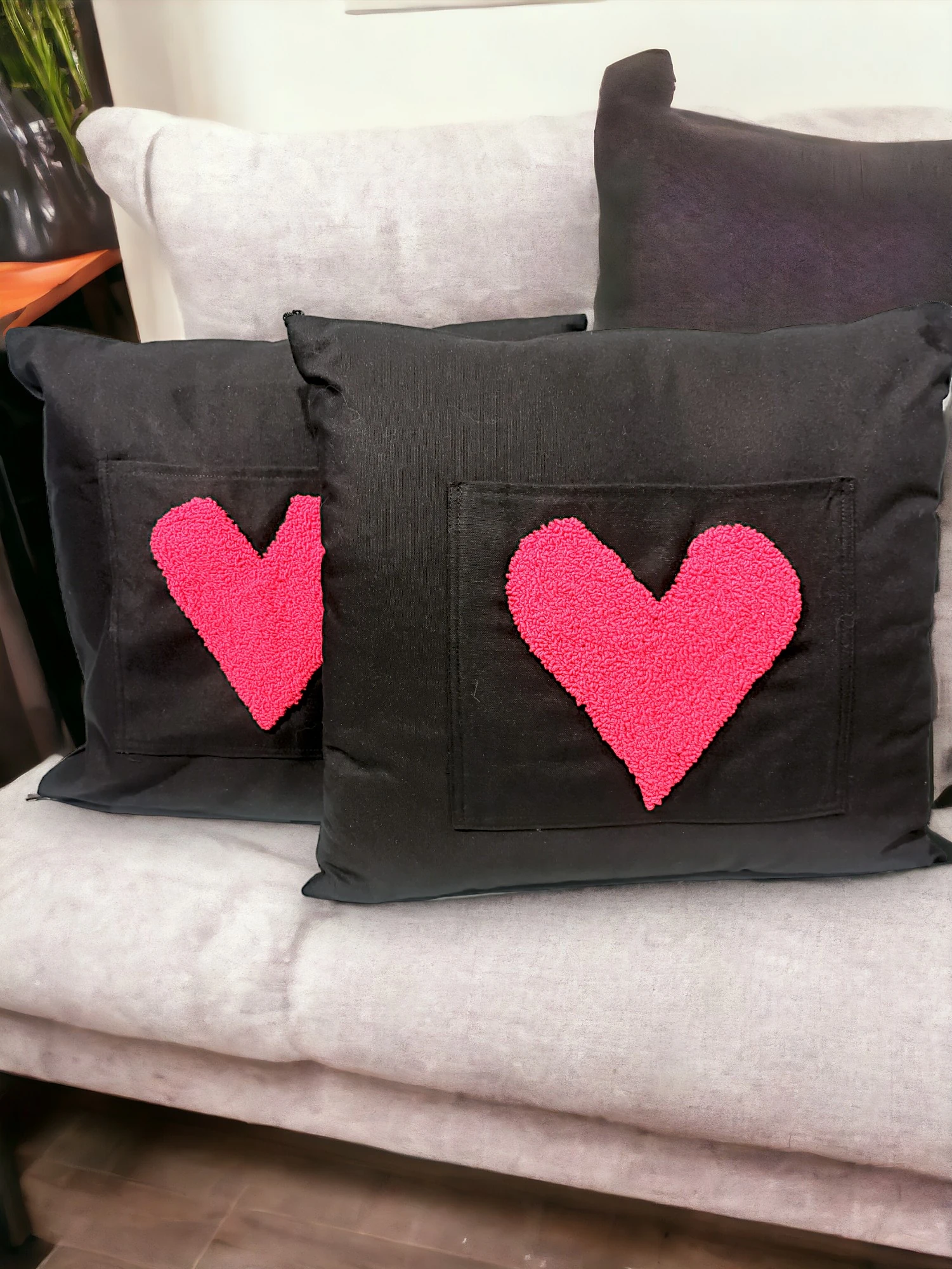 KALPLİ PUNCH Nakışlı kırlent