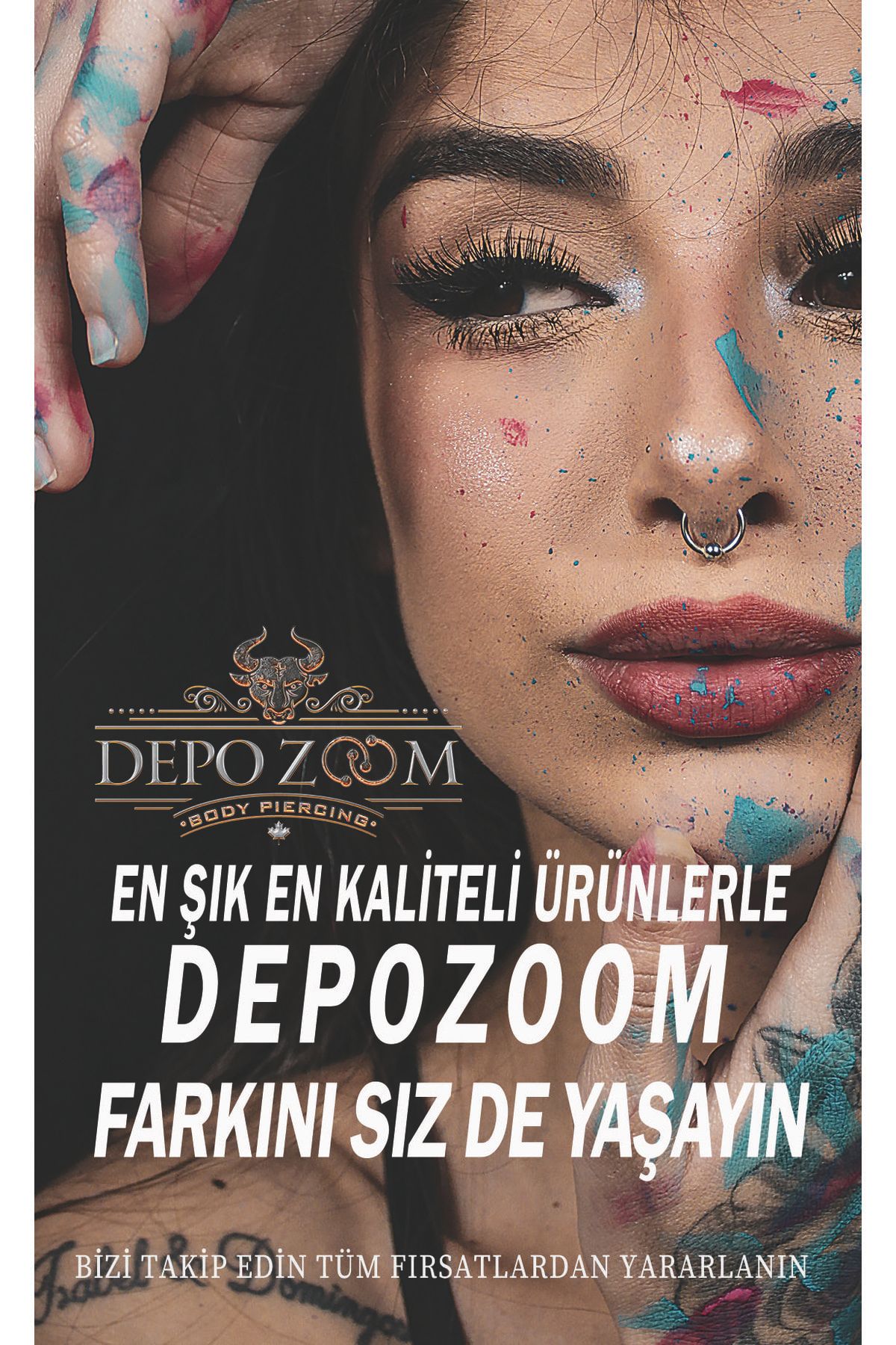 Cerrahi Çelik Spiral Kıkırdak Piercing