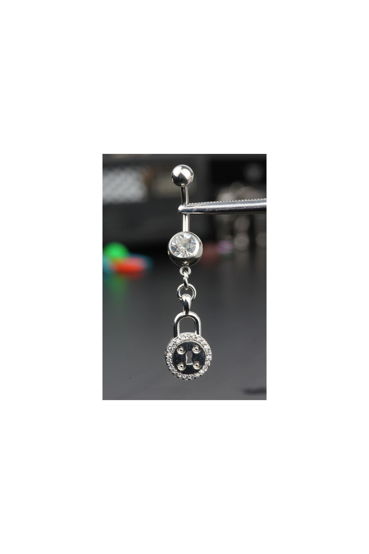 Cerrahi Çelik Özel Üretim Göbek Piercing