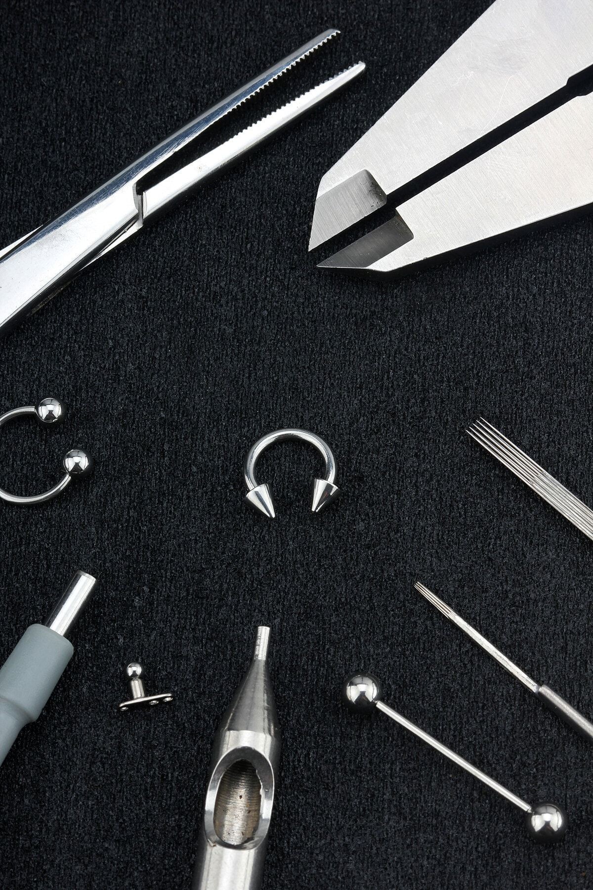 Cerrahi Çelik Sprial Köprü Piercing