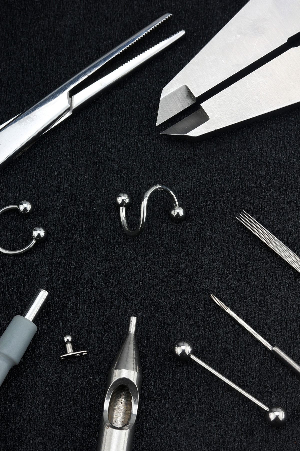 Cerrahi Çelik Sprial Köprü Piercing