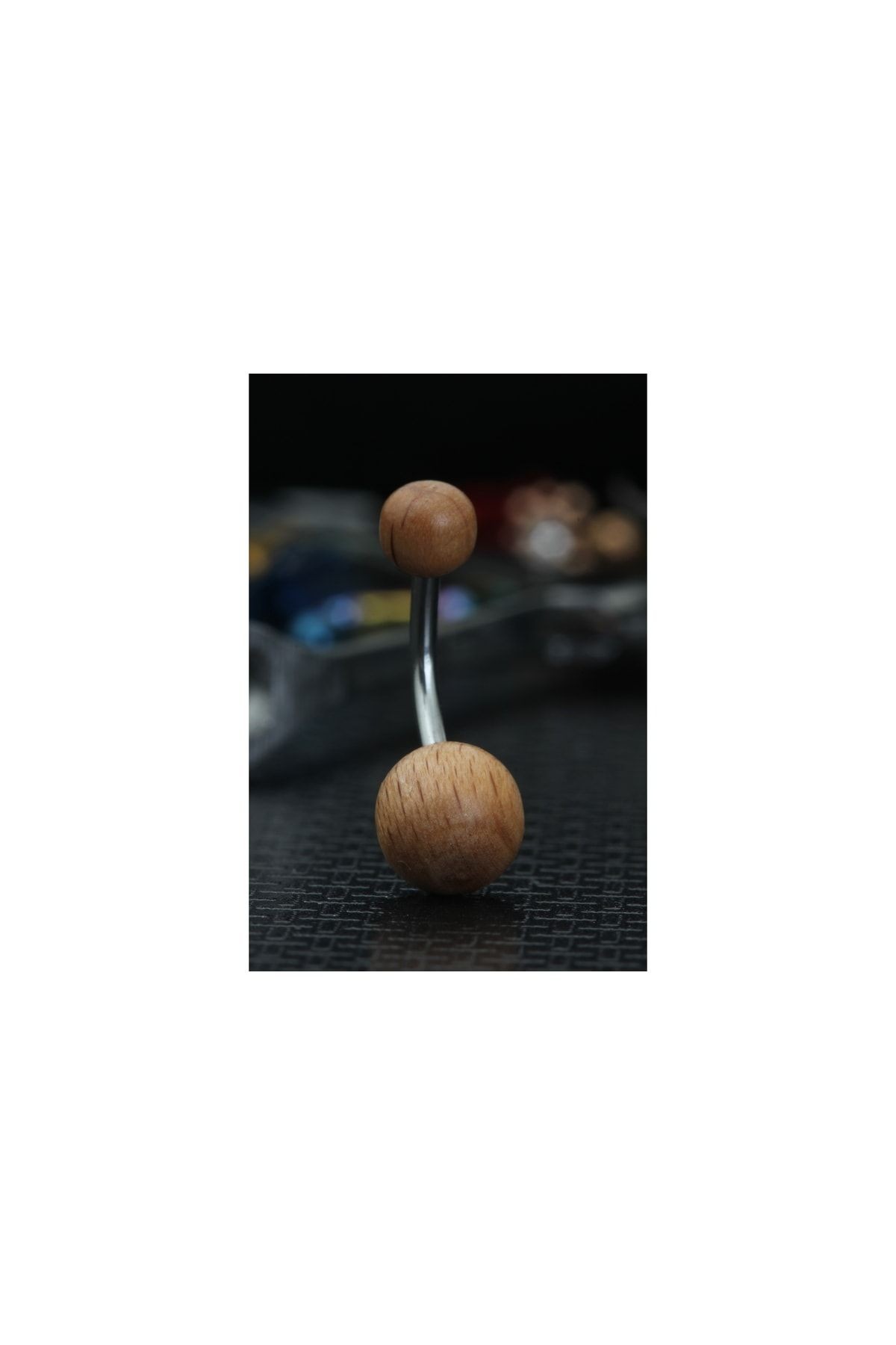 Cerrahi Çelik Zirkon Taşlı Göbek Piercing