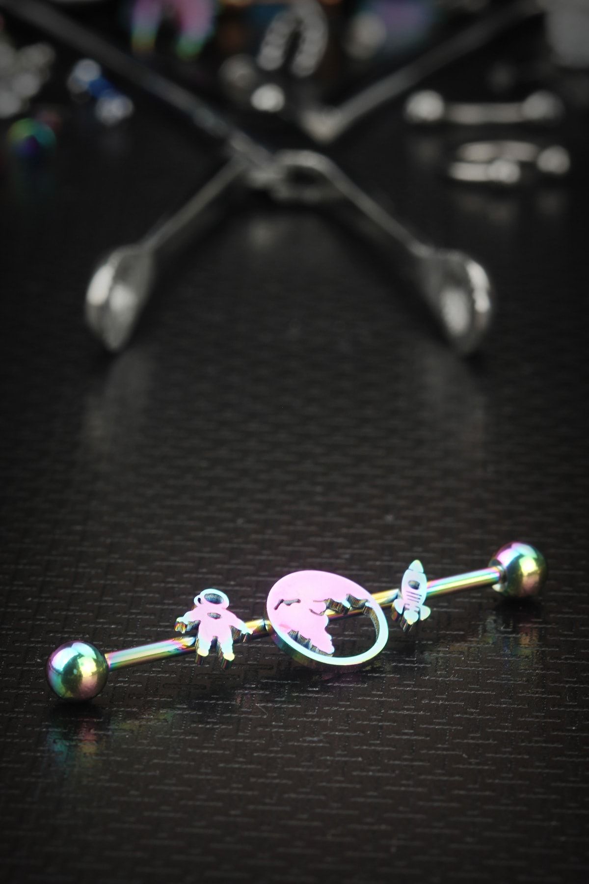 Cerrahi Çelik Köprü Uzay Piercing