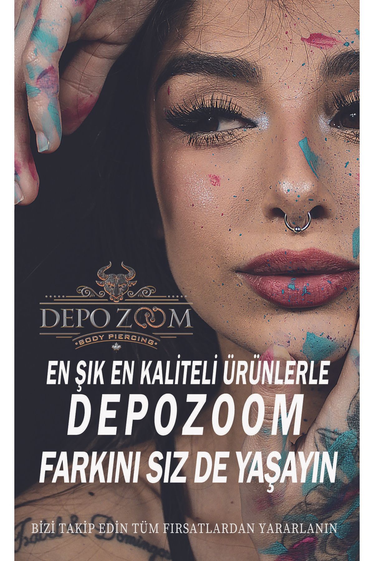 316L Cerrahi Çelik Bar Zirkon Taşlı Rhodium Kaplama Orbital Halka Piercing