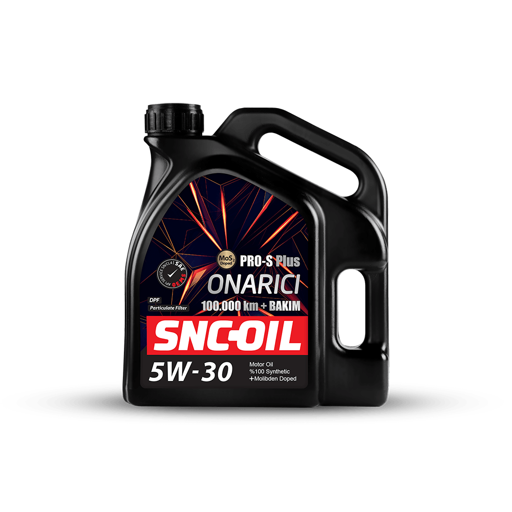 SNC-OIL 100.000 Km + Bakım Pro-S Plus Onarıcı Mos2 5W-30 Motor Yağı(4 Litre)